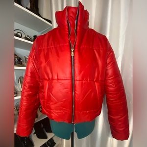 MAY SALE!! SEE VIDEO. Red Puffer Jacket. Warm jacket, red jacket, cozy jacket,